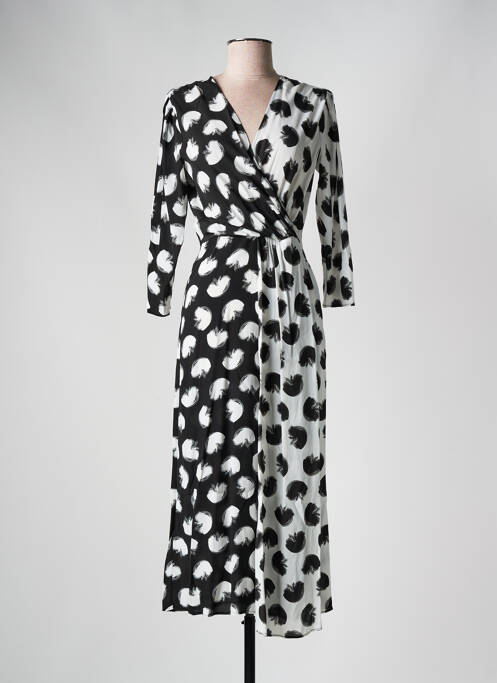 Robe longue noir HUGO BOSS pour femme