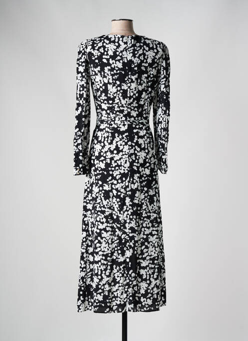 Robe mi-longue noir HUGO BOSS pour femme