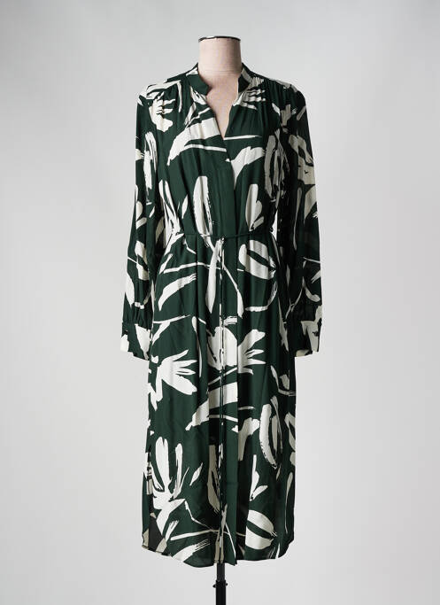 Robe mi-longue vert HUGO BOSS pour femme