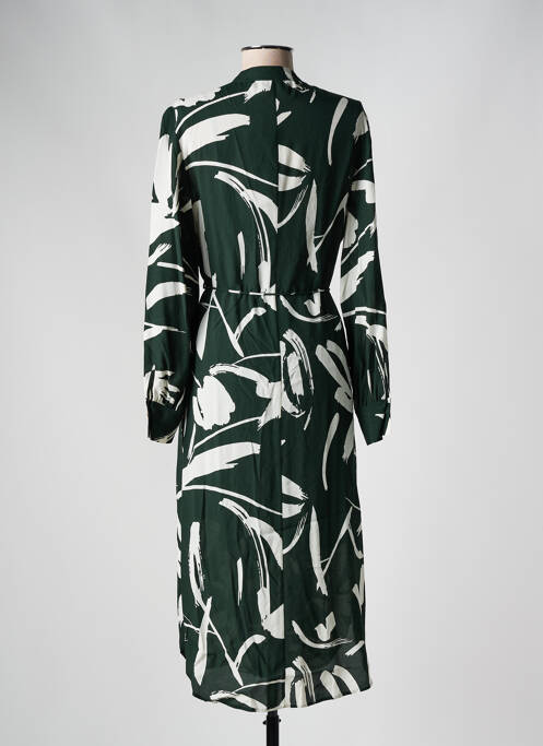 Robe mi-longue vert HUGO BOSS pour femme
