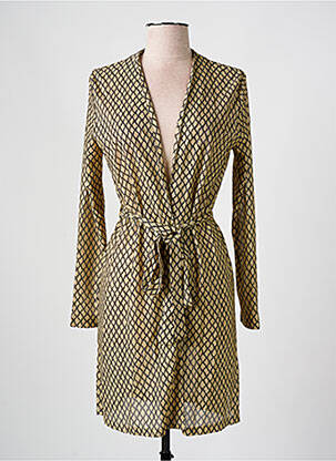 Gilet manches longues coupe cintrée or SIYU femme