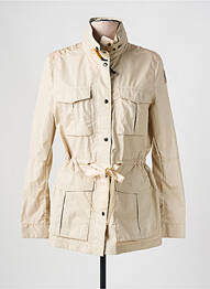 Coupe-vent manches longues a capuche beige PARAJUMPERS femme