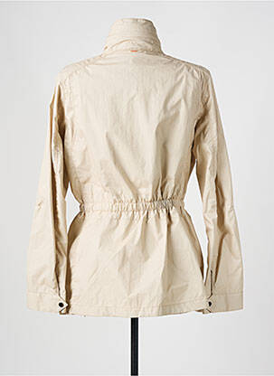 Coupe-vent manches longues a capuche beige PARAJUMPERS femme