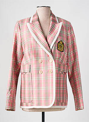 Blazer poches rose DMN femme