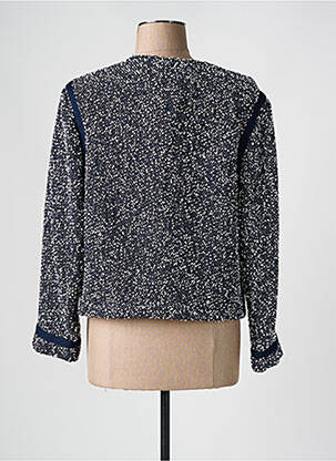Gilet manches longues coupe cintrée bleu HUGO BOSS femme