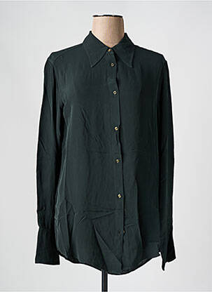 Chemisier tissage crêpe manches longues noir MASON'S femme