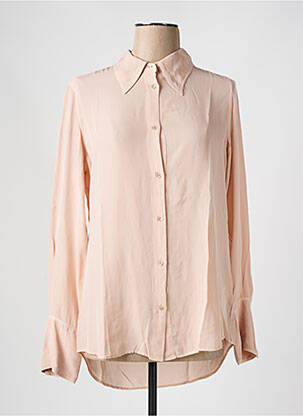 Chemisier tissage crêpe manches longues rose MASON'S femme
