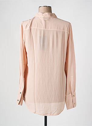 Chemisier tissage crêpe manches longues rose MASON'S femme
