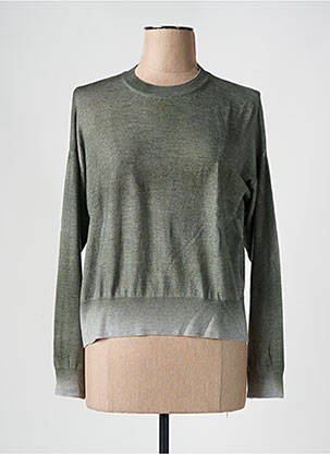 Pull stretch manches longues vert ARAGONA femme