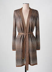 Gilet manches longues rose D.EXTERIOR pour femme seconde vue