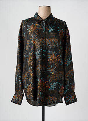 Chemisier noir DMN pour femme