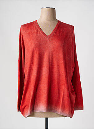 Pull orange ARAGONA pour femme