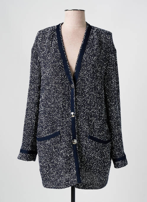 Gilet manches longues bleu HUGO BOSS pour femme