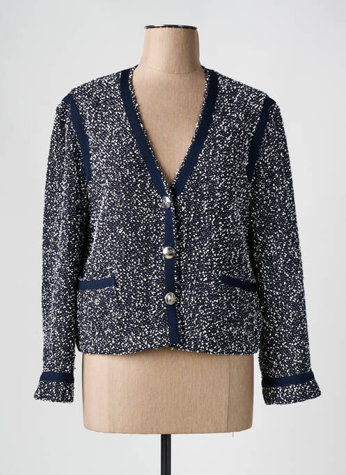 Gilet manches longues bleu HUGO BOSS pour femme