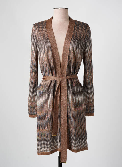 Gilet manches longues rose D.EXTERIOR pour femme