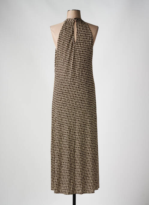 Robe longue marron SIYU pour femme