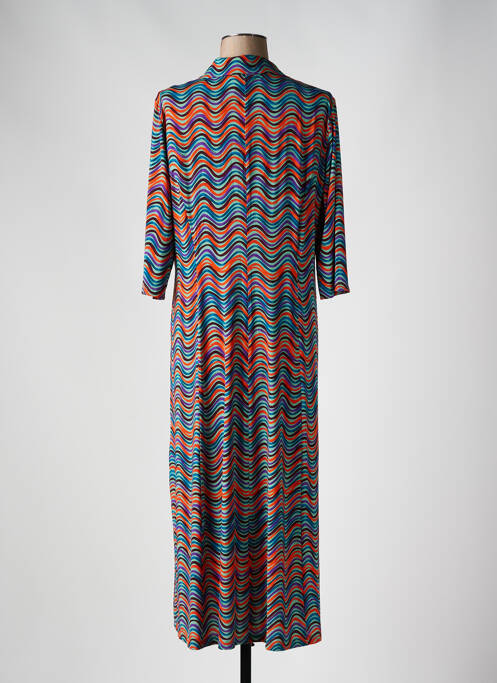 Robe longue orange SIYU pour femme