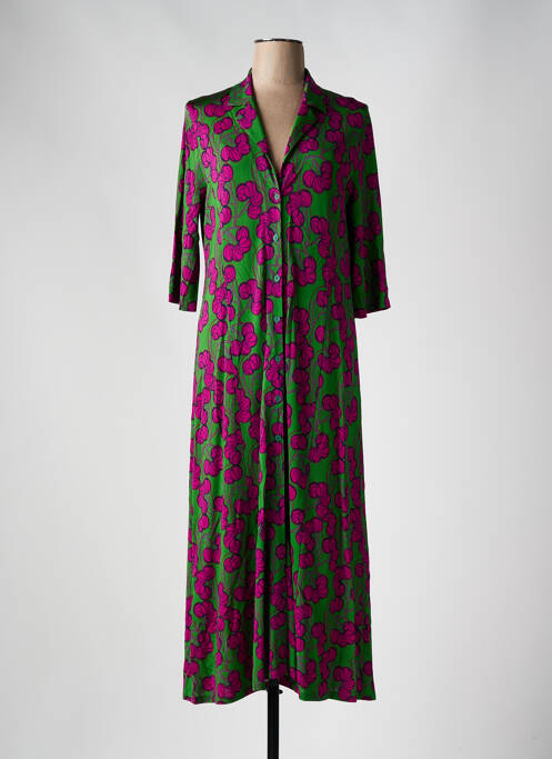 Robe longue vert SIYU pour femme