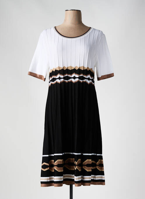 Robe mi-longue beige D.EXTERIOR pour femme