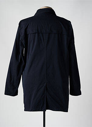 Trench fermeture boutonnée sur le devant sans capuche bleu LAGERFELD homme
