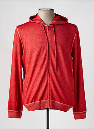 Gilet manches longues col v rouge GRAN SASSO homme
