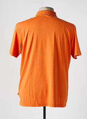 Polo coupe droite manches courtes orange NAPAPIJRI homme