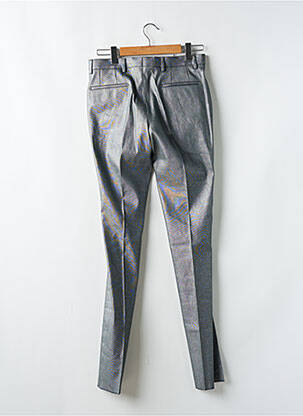 Pantalon slim fermeture zippée sous rabat boutonné gris PAUL SMITH homme