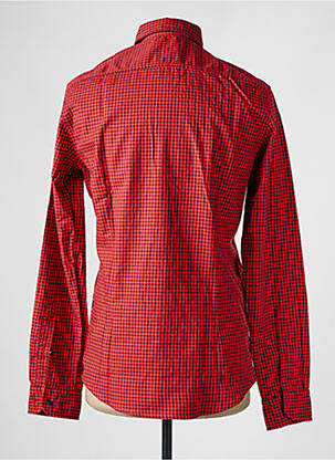 Chemise manches longues coupe cintrée rouge HUGO BOSS homme
