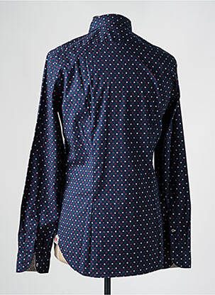 Chemise manches longues coupe cintrée bleu MANUEL RITZ homme