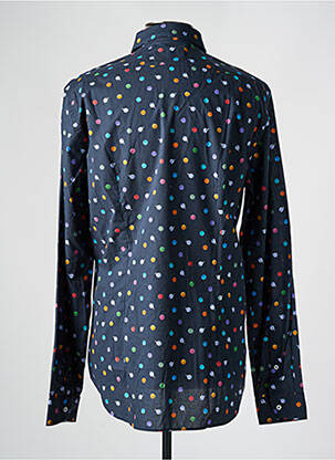Chemise manches longues imprimé fantaisie bleu MANUEL RITZ homme
