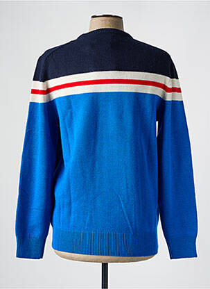 Pull stretch manches longues bleu MC2 SAINT BARTH homme