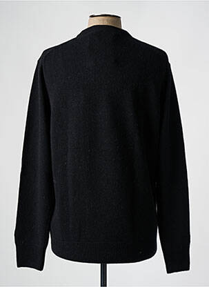 Pull tissage jacquard manches longues noir MC2 SAINT BARTH homme