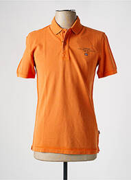 Polo stretch manches courtes orange NAPAPIJRI homme