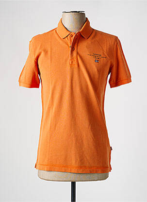 Polo stretch manches courtes orange NAPAPIJRI homme