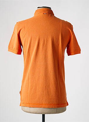 Polo stretch manches courtes orange NAPAPIJRI homme