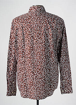 Chemise manches longues coupe droite marron HUGO BOSS homme