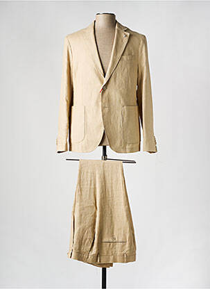 Costume de ville manches longues beige MANUEL RITZ homme