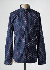 Chemise manches longues bleu MANUEL RITZ pour homme seconde vue