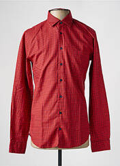 Chemise manches longues rouge HUGO BOSS pour homme seconde vue