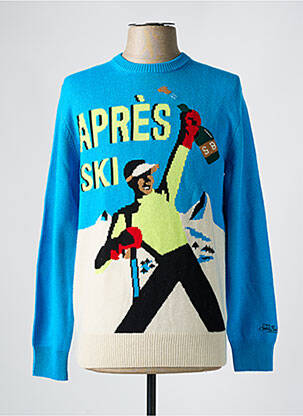 Pull bleu MC2 SAINT BARTH pour homme