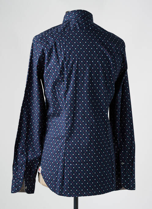 Chemise manches longues bleu MANUEL RITZ pour homme