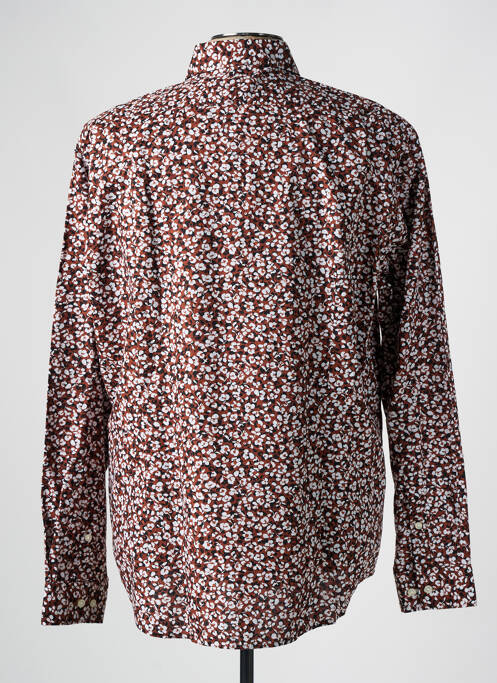 Chemise manches longues marron HUGO BOSS pour homme