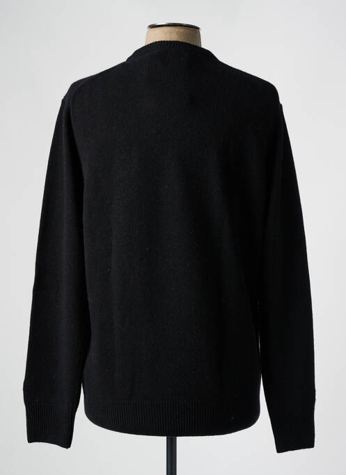 Pull tissage jacquard manches longues noir MC2 SAINT BARTH homme