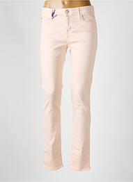 Jeans coupe slim stretch taille normale rose JACOB COHEN femme