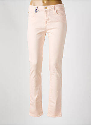 Jeans coupe slim stretch taille normale rose JACOB COHEN femme