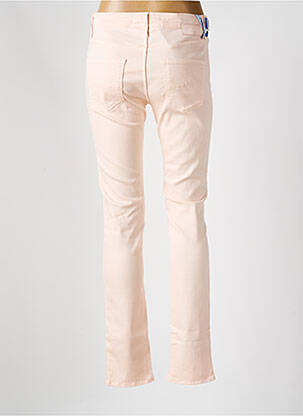Jeans coupe slim stretch taille normale rose JACOB COHEN femme