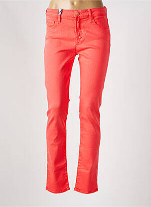 Jeans coupe slim stretch taille normale orange JACOB COHEN femme