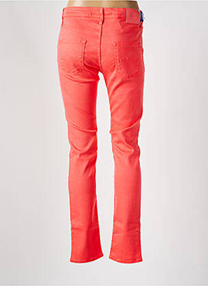 Jeans coupe slim stretch taille normale orange JACOB COHEN femme