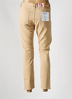 Jeans coupe slim stretch taille normale beige HUGO BOSS femme