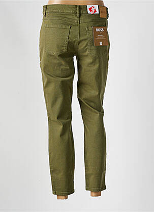 Jeans coupe slim stretch taille normale vert HUGO BOSS femme